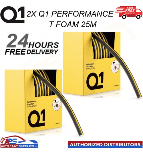 2X Q1 PERFORMANCE T FOAM 25M premium soft SHAPE MASKING foam tape
